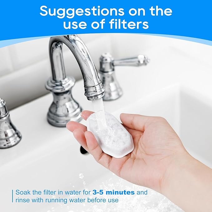 24 Pack Stainless Steel Cat Fountain Filters Compatible with Rellaty & Fit for Neareal Cat Fountain 108oz/3.2L, Replacement for Automatic Pet Fountain Dog Water Dispenser