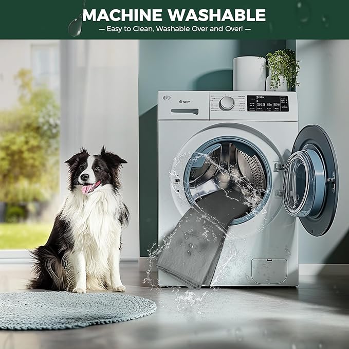 FXW Washable Pee Pads for Dogs, Puppy Pads with Super Absorbent, Specifically Designed for FXW Rollick/Homeplus 32inch 6 Panels Dog Playpen, 35" Hexagon, Gray, 1 Pack