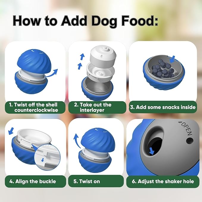 Zoomie Buddy 2.0, Zoomie Buddy for Dogs, 2 in 1 Smart Touch Interactive Dog Balls ＆ Pet Feeder, 2.83" Diameter, Suitable for Small/Medium Dogs, with Fruit Plush Cover (2*Orange, 3*Mix)