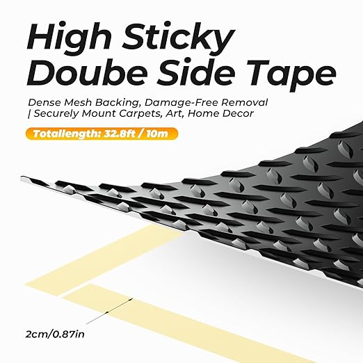 7.8 x 20 FT Garage Floor Mat, 2.8mm Thickness Diamond Plate Vinyl Garage Flooring Roll for Under Car, Large Size 156 SQFT for Large SUVs, MPV, Pickup Truck, Black