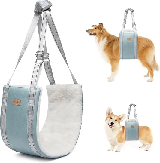 Dog Lift Harness for Extra Large Dogs, Adjustable Dog Sling for Back Legs, Hip Support Harness to Help Lift Dogs Rear for Canine Aid and Old K9 Cruciate Ligament Rehabilitation - Extra Large, Blue