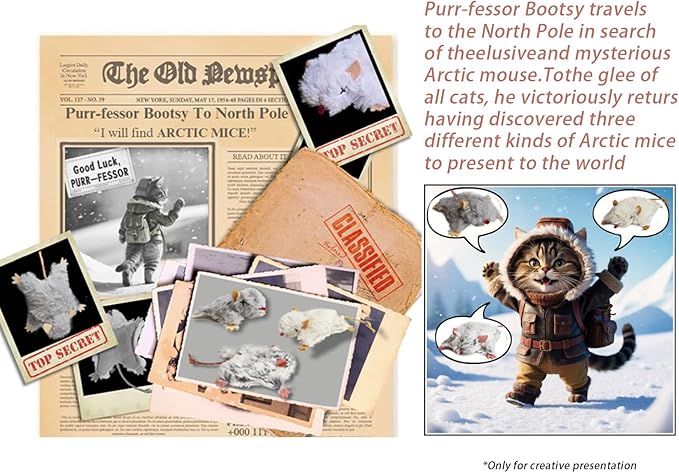 Catnip Cat Mice Toy,3 Pcs Plush Cats Nip Mouse Toys for Teeth Cleaning Chew Kitten Kicker Toy with Crinkle & Bell Cat Interactive Catnip Toys for Indoor Kittens Play Fetch