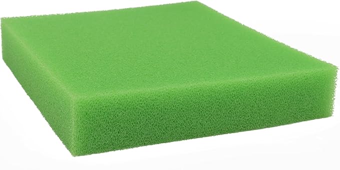 Aquarium Bio Sponge Pad Filter Media for Fish Tank,20/30/40PPI Open Cell Coarse Foam Block Foam Pre Filter Sponge (11" Lx 10.25" W x 2" H 30PPI)