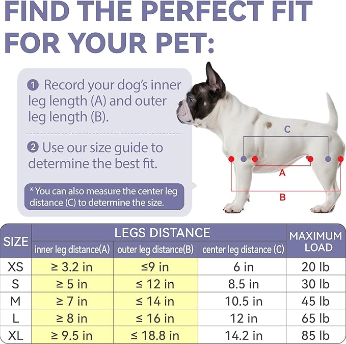 Dog Grooming Hammock Harness for Dogs & Cats with Pet Nail Clipper Trimmer - Cat Hanger Sling for Trimming Clipping Nails- Dog Hammock Restraint Bag for Small Medium Large pet （ Purple M）