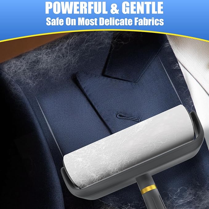 COBETE Large Surface Lint Rollers for Pet Hair Extra Sticky, 100 Sheets Mega Value Set, Dog and Cat Lint Remover for Clothes, Couch, Furniture,Pick Pet Hair Up