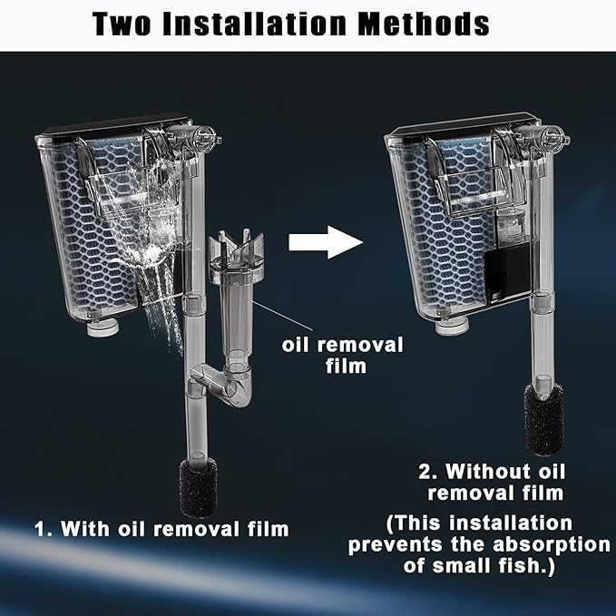 Glass Betta Aquarium Starter Kits 1.5 Gallon Small Fish Tank, Betta Fish Tank with LED Light, Power Filter, Black. 4mm Glass