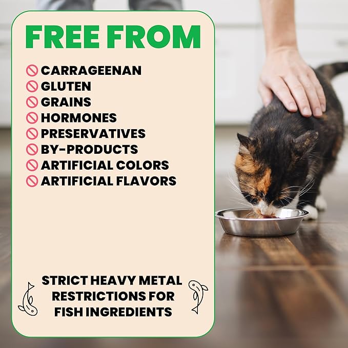 almo nature Wet Cat Food HQS Natural Rotational Diet Chicken & Tuna Selection-Variety Pack, Grain-Free, High-Protein, Highly Digestible, Sensitive Stomach Formula, Additive-Free, 2.47 oz Cans,24-Pack