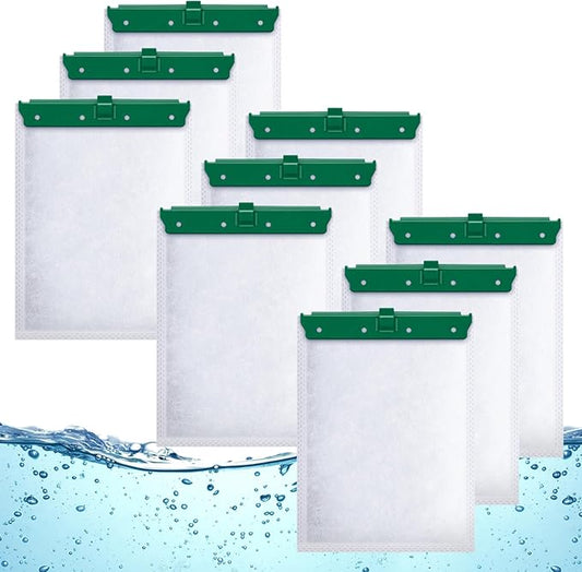 Aquarium Filter Cartridge for Whisper Bio Bag Power Filters, 9 Pack Assembled Medium Filter Cartridges for Repto Filter