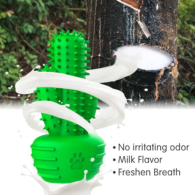 Dog Chew Toys Dog Toothbrush Stick Teeth Cleaning Brush Dental for Medium Large Dog, Puppy Christmas,Easter Birthday Gifts,Outdoor Squeaky Toys for Aggressive Chewers Tough Toys Interactive