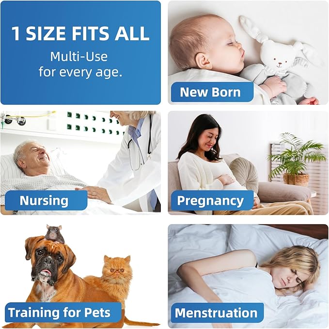 Bed Pads NO Adhesive Strip 30"x36" Thicken Elderly Adults Incontinence Underpads Disposable,Heavy Duty Absorbent Chucks Waterproof,XL Extra Large Puppy Pee Training Pad[25 Pads]