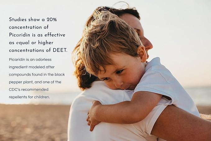 Proven Insect Repellent Spray, Keep Mosquitoes, Ticks and Flies Off, DEET Alternative Repellent, Up to 14-Hour Protection, Great for Camping or Hiking, 2 Ounce, Gentle Scent Spray, 2 Pack