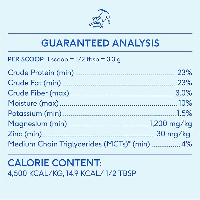 Native Pet Goat Milk for Dogs - Organic Goat Milk Powder for Dogs and Cats - Puppy Formula Dairy Replacement Packed with Protein & Vitamins for Immunity, Recovery & Growth for Active Pups - 60 Scoops