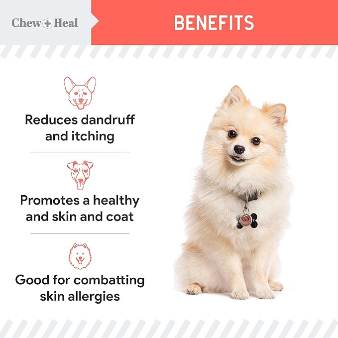 Pure Wild Alaskan Salmon Oil for Dogs - 16 oz. Pump Cap - Toxin Free Dog Fish Oil Rich in Omega-3 and 6, Vitamin D, EPA, and DHA for Healthy Skin and Coat - Pink, COHO, and Sockeye Salmon