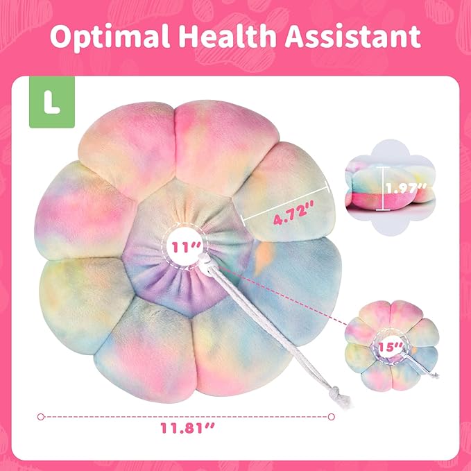 Dog Cat Surgical Recovery Cone Dog Protective Collar, Pet Recovery E-Collar Soft Neck Cone to Stop Licking Wound for Cats & Kittens Small Dog After Surgery