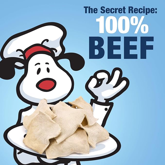 ValueBull USA Rawhide Chips, 1 Pound - Natural & Safe, USA Beef Hide, Long Lasting, Chemical Free, No Artificial Flavors