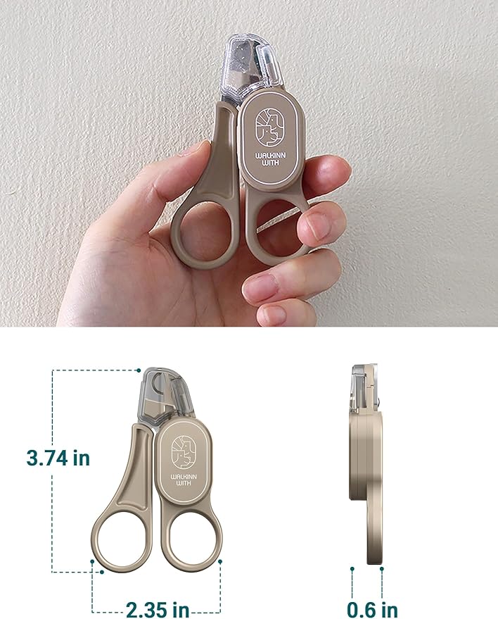 Cat Nail Clipper with LED Guide Light and Nail Trapper