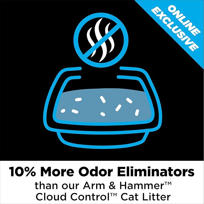 Arm & Hammer Cloud Control Platinum Clumping Cat Litter Odor Control, 18 lbs.