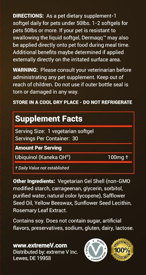 Dermaqq Dog & Cat Hot Spots, Hair Loss, Dermatitis Support