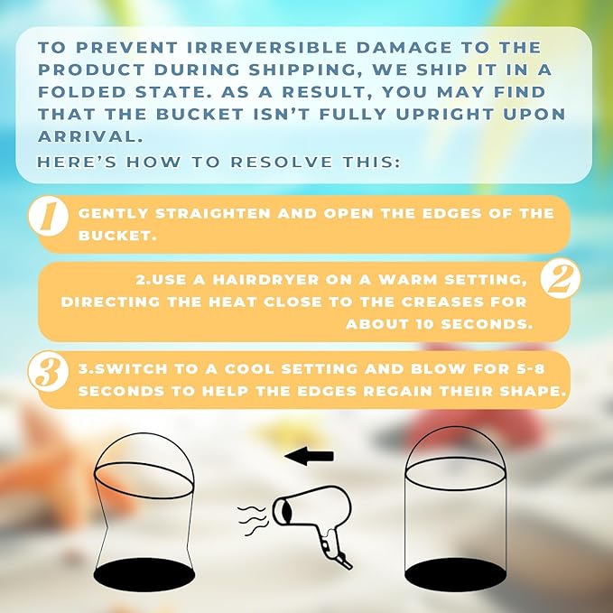 Foldable Small Aquarium, Portable Fish Tank, Fish Transport Container, Plasitc Fish Bowl, Beginner Tank, Great Concept for Catching and Release Critters, Beach, Pool and Lake