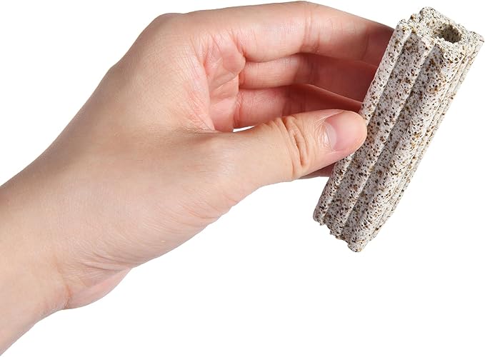 ALEGI Ceramic Bio Filter Media, Porous Media Filter Media for Sump Tank, Pond, Aquarium Fish Tank (Small 54 pcs)