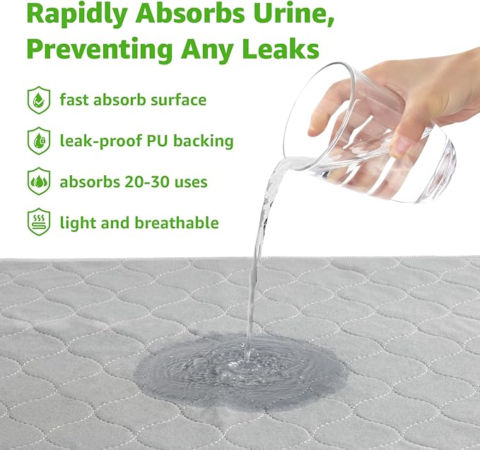 Dog Grass Large Potty Patch, Dog Litter Boxes Artificial Grass Bathroom Turf for Pet Training, Washable Puppy Pee Pad, Perfect Indoor/Outdoor Portable Potty Pet Loo (Potty system-45.1"x29.1")