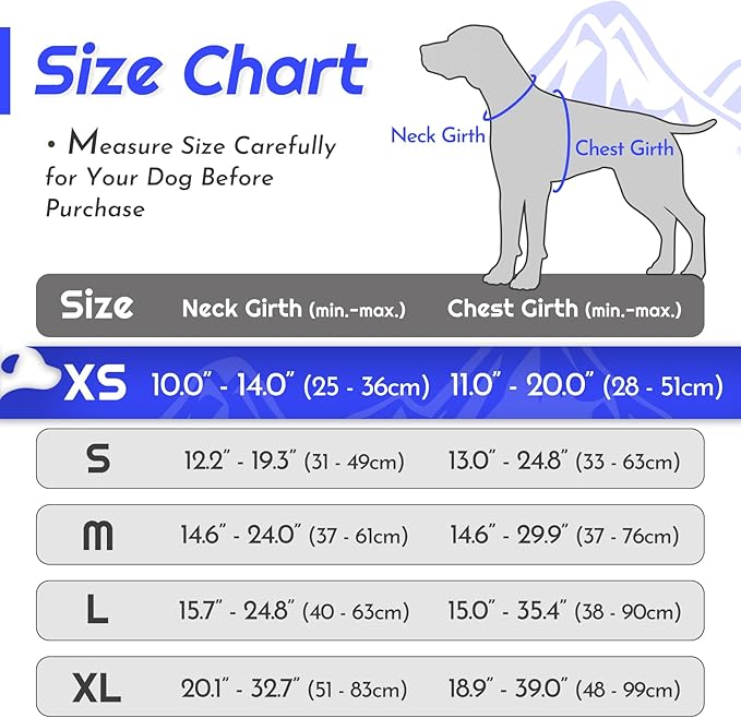 Eagloo Small Dog Harness No Pull, Service Vest with Reflective Strips and Control Handle, Adjustable and Comfortable for Easy Walking, No Choke Pet Harness with 2 Metal Rings, Blue, XS