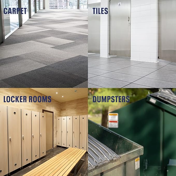 Bioesque Advanced Odor & Stain Remover with Enzymes, 1 Gallon (Pack of 4)