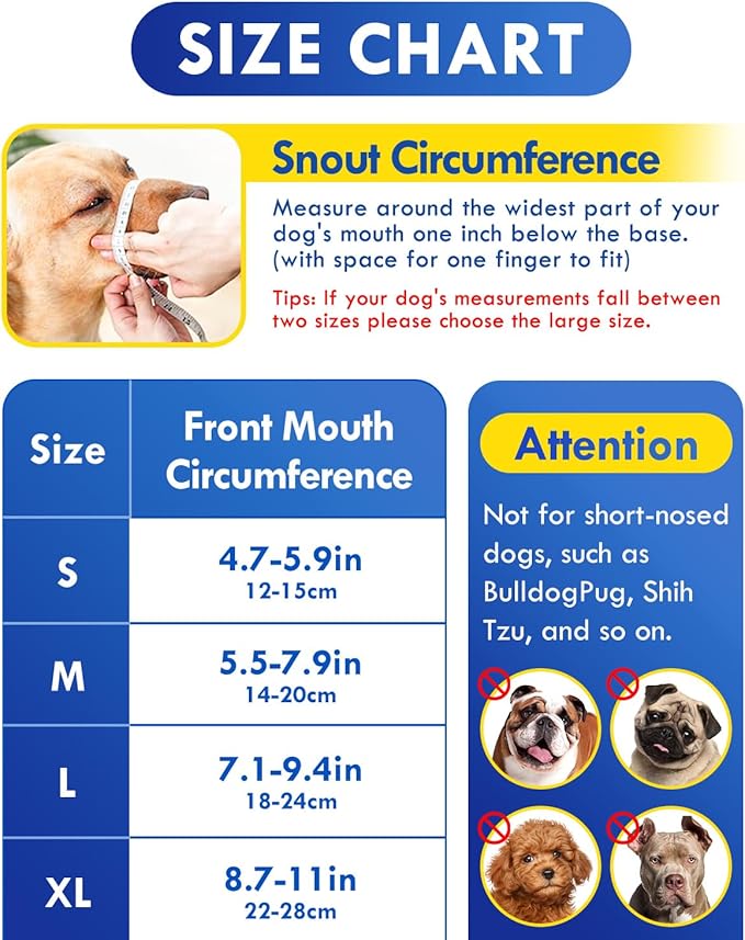 Dog Muzzle, Soft Air Mesh Muzzle for Small Medium Large Dogs Anti Biting Barking Chewing, Breathable Drinkable Adjustable Loop Pets Muzzle for German Shepherd Husky Labrador Retriever (Grey,L)