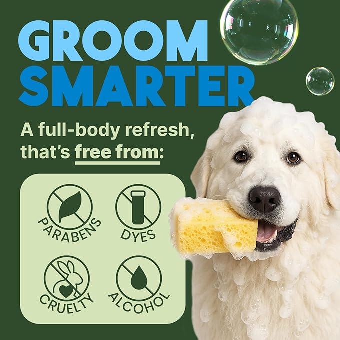 TropiClean Deshedding Dog Conditioner, Reduces Shedding & Softens Coat, Puppy Safe, Made in the USA, Lime & Cocoa Butter Scent, 20oz.