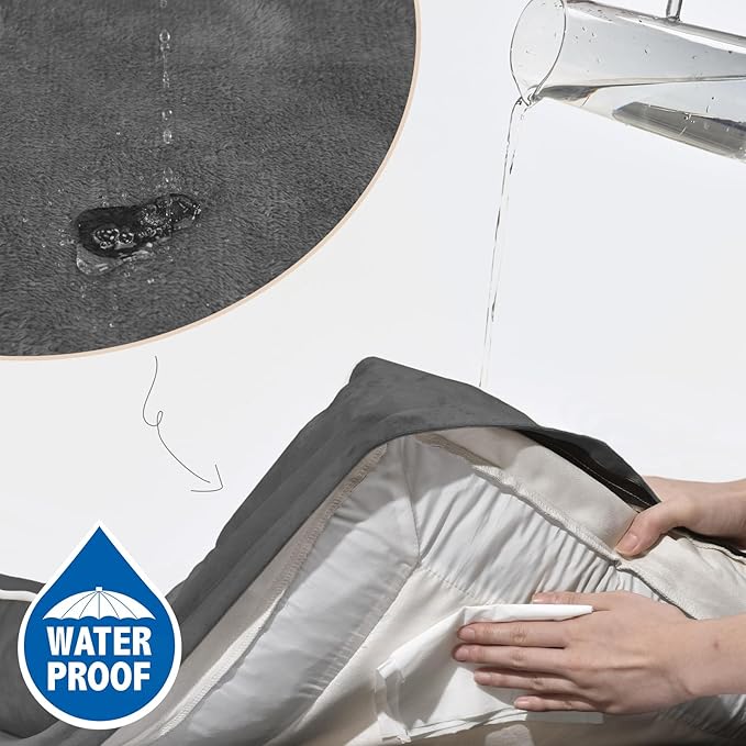 Comfort Expression Small Dog Beds Waterproof Cat Beds Orthopedic Foam Sofa Beds for Small Dogs Comfy Pet Bed with Washable Removable Cover & Non-Slip Bottom(XX-Small,Dark Grey)