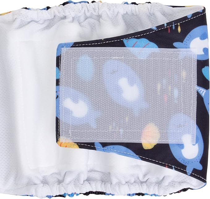 CuteBone Belly Band for Dogs Male Reusable Diapers Washable Wrap DM36S