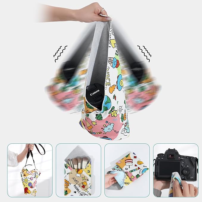 Cat Grooming Wrap, 2pcs [XL] Cat Restraint Wrap for Nail Clipping, Ear Cleaning, and Teeth Brushing, Self-Adherent, Anti-Bite, Anti-Scratch, Anti Scratch, Cow White+Colorful Graffiti
