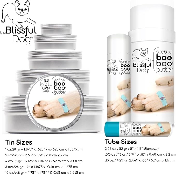 The Blissful Dog Kuvasz Boo Boo Butter, 0.50 Ounce