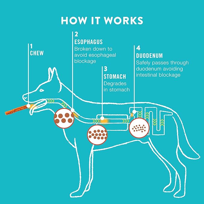 Collagen Rolls - 6" Collagen Rolls for Dogs - Long Lasting Healthy Joint Support Dog Treat - Rawhide Alternative - Skin & Coat Health - Made with Real Chicken, 1 Bag, 4 Count