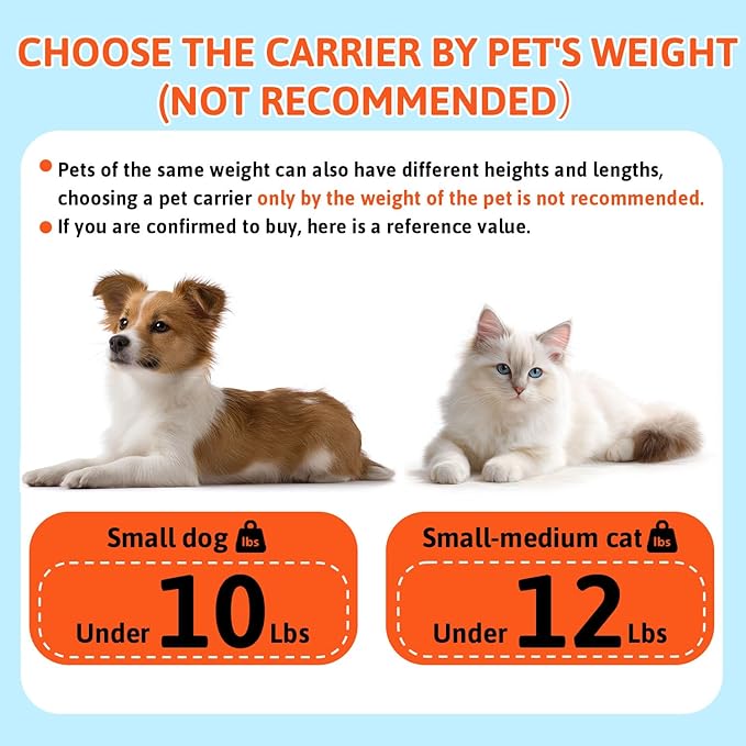 Petskd Top-Expandable Pet Carrier 18x11x11 Inches Delta American United Airline Approved, Soft-Sided Carrier for Small Cats and Dogs with Locking Safety Zippers and Anti-Scratch Mesh(Blue)