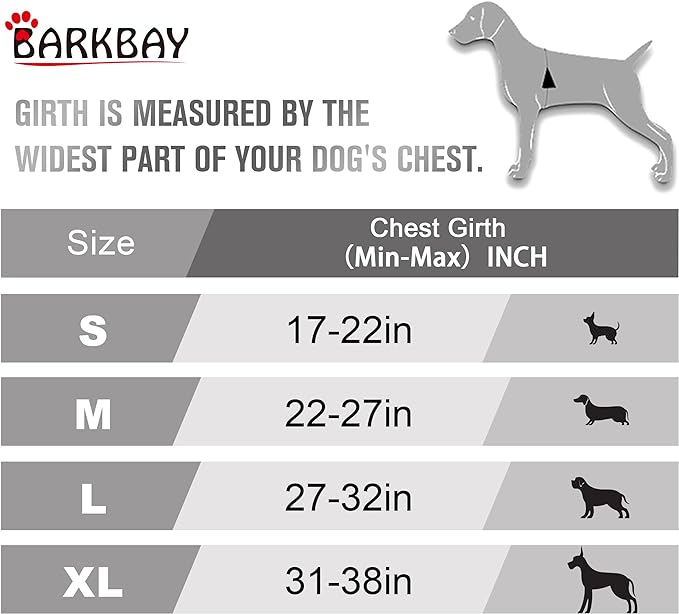 BARKBAY No Pull Dog Harness Front Clip Heavy Duty Reflective Easy Control Handle for Large Dog Walking(Pink,S)