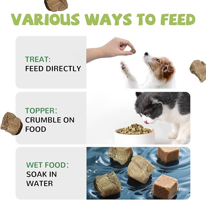 Freeze Dried Chicken Liver Pet Treats, High Protein Freeze-Dried Pet Food for Dogs, Cats, Fresh Ingredient Snacks, 4.6 oz, Rawhide Free&Grain Free