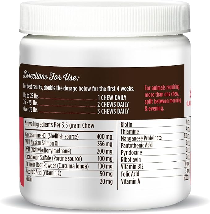 Dr. Joseph's VetPro Complete Multivitamin Dog Supplement, 60 Count (Small Dog 60 Days Supply), 5 in 1 Chew with Vitamins, Enzymes & Nutrients, Hip and Joint Health, Immune System and Allergy Support