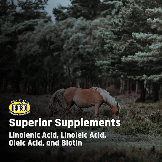 Majesty's Omega Wafers - Superior Horse/Equine Skin, Coat, and Immune Support Supplement - Omega 3, 6, 9, and Biotin (Regular, 2 Pack(120 Count Total))