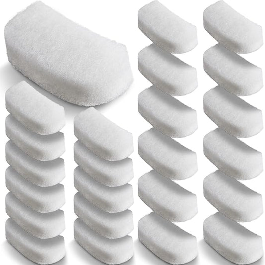 24 Pcs Filter Media Compatible with Fluval 106/107/206/207 Canister Filter Media Aquarium Polishing Pads 5.71 x 2.76 x 1.38 Inches Fish Tank Aquarium Accessories Replacement