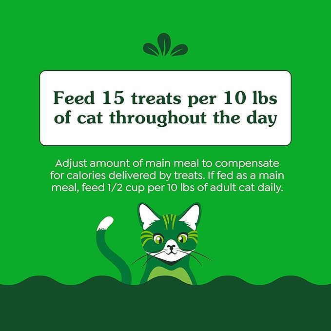 Greenies Feline Smartbites Skin & Fur Crunchy and Soft Cat Treats, Chicken Flavor, 4.6 oz. Pack