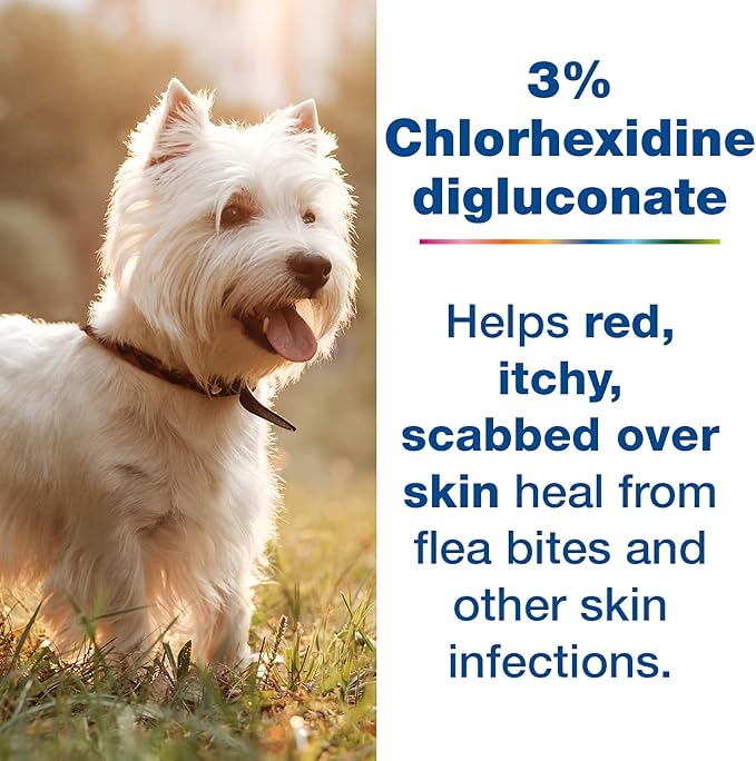 Douxo S3 Pyo Pads, Contains 3% Chlorhexidine & 0.5% Ophytrium, Antiseptic & Hydrating, For Bacterial or Yeast Skin Infections, For Dogs and Cats, 30 Pads