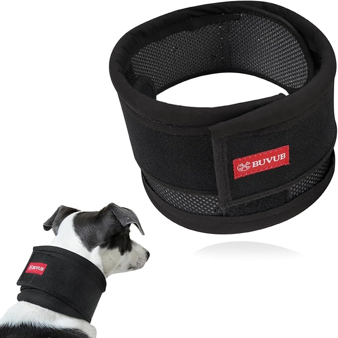 Adjustable Dog Neck Brace for Neck Pain & Injury Relief - Soft & Comfortable Support Collar for Dogs for Recovery After Surgery or Injury(Small)