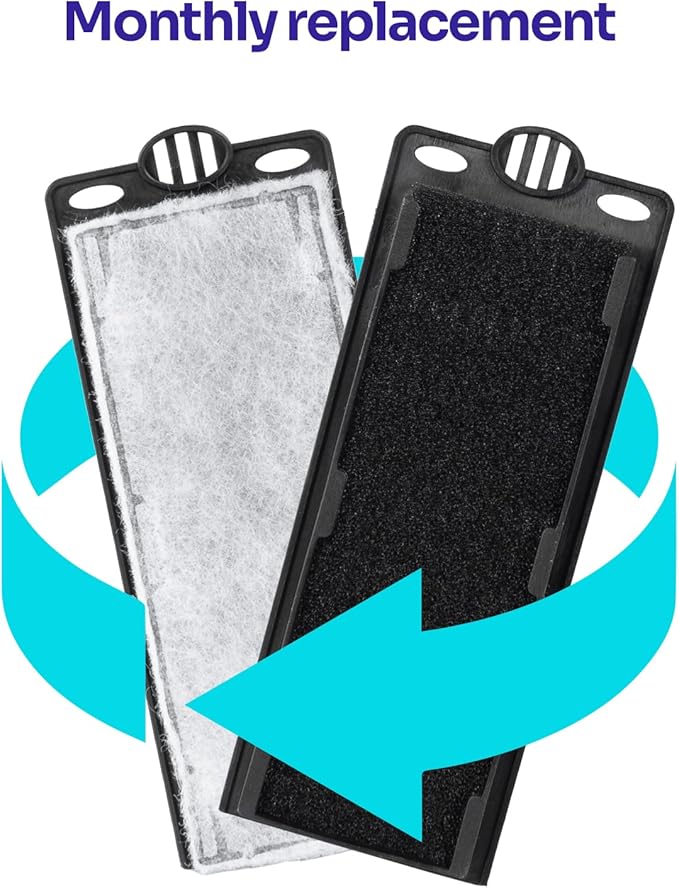 3PCS Aquarium Internal Filter Replacement Cartridge for IF01-B20, Fish Tank Filter Accessories