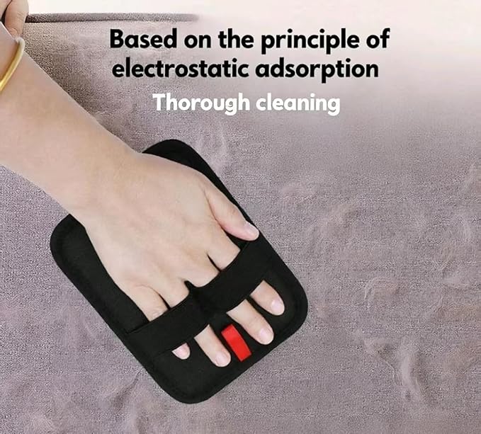 2 Pcs,Pet Removal Gloves for Dog&Cat， Electrostatic Pet Hair Remover， Pet Removal Gloves， Pet Hair Remover for Furniture， Reusable Pet Hair Remover，