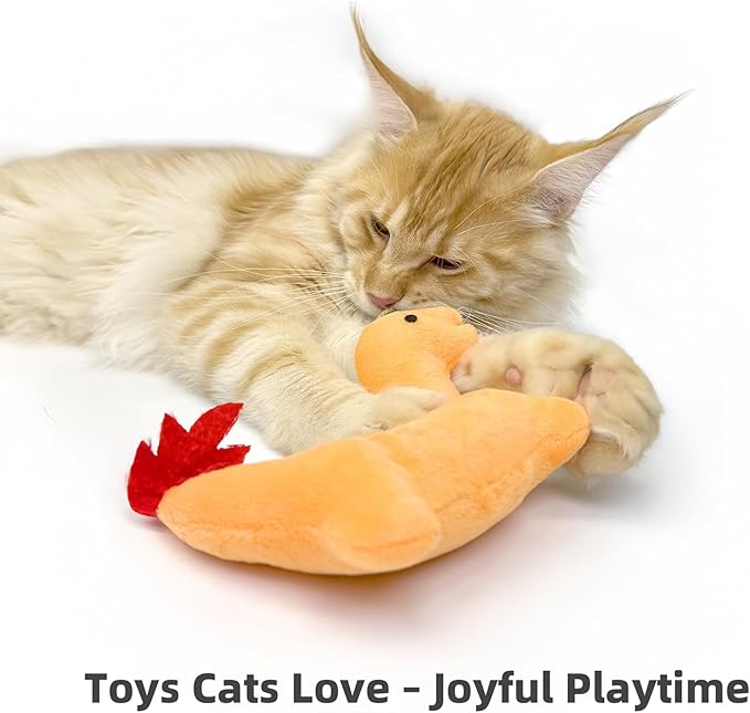 Catnip Toys 3 Pack – Plush Catnip Toy with Gall Fruit & Silvervine Stick with Feathers, Interactive Chew & Kick Toys for Indoor Cats, Relieve Stress & Encourage Exercise