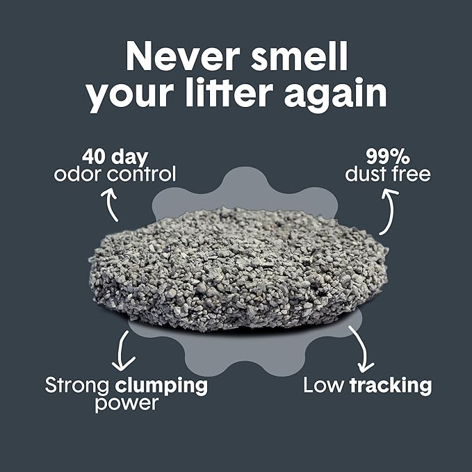 Boxie® Probiotic Cat Litter 40 Day Natural Odor Control, 16lb Clumping Kitty Litter (Clay)