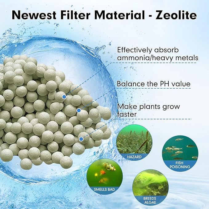 fishkeeper 16 Pack Medium Filter Cartridges Compatible with Tetra Whisper Bio-Bag Filters Replacement Filter Cartridges for Whisper Filters 10i / IQ10 / PF10 and TetraFauna ReptoFilter(Ready to Use)