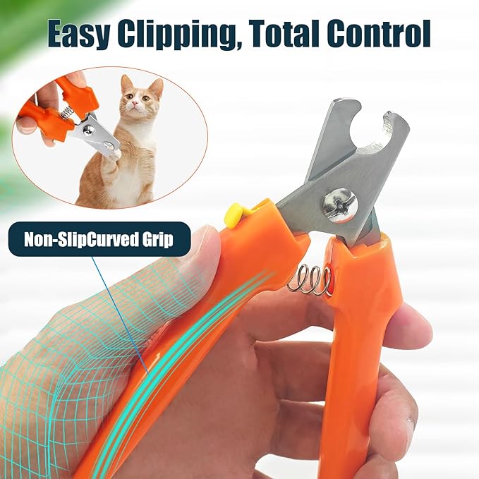 Dog Nail Trimmers 767C - Professional Dog Nail Clippers for Large and Small Dogs, Easy-to-Use Pet Nail Trimmers for Safe and Precise Grooming, Durable Claw Clippers for Paws Care