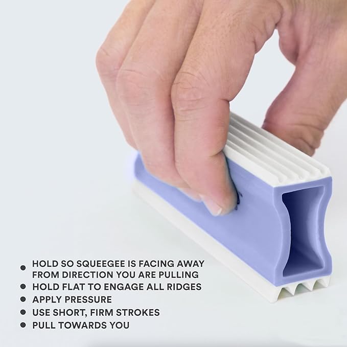 FurDozer X3 MINI Pet Hair Remover & Auto Detailing Tool - Cat & Dog Hair Remover for Carpet, Car Interior, Couch, Bedding, & Furniture - Reusable Pet Hair Removal Tool for Dog Fur & Lint, 3.5", Purple